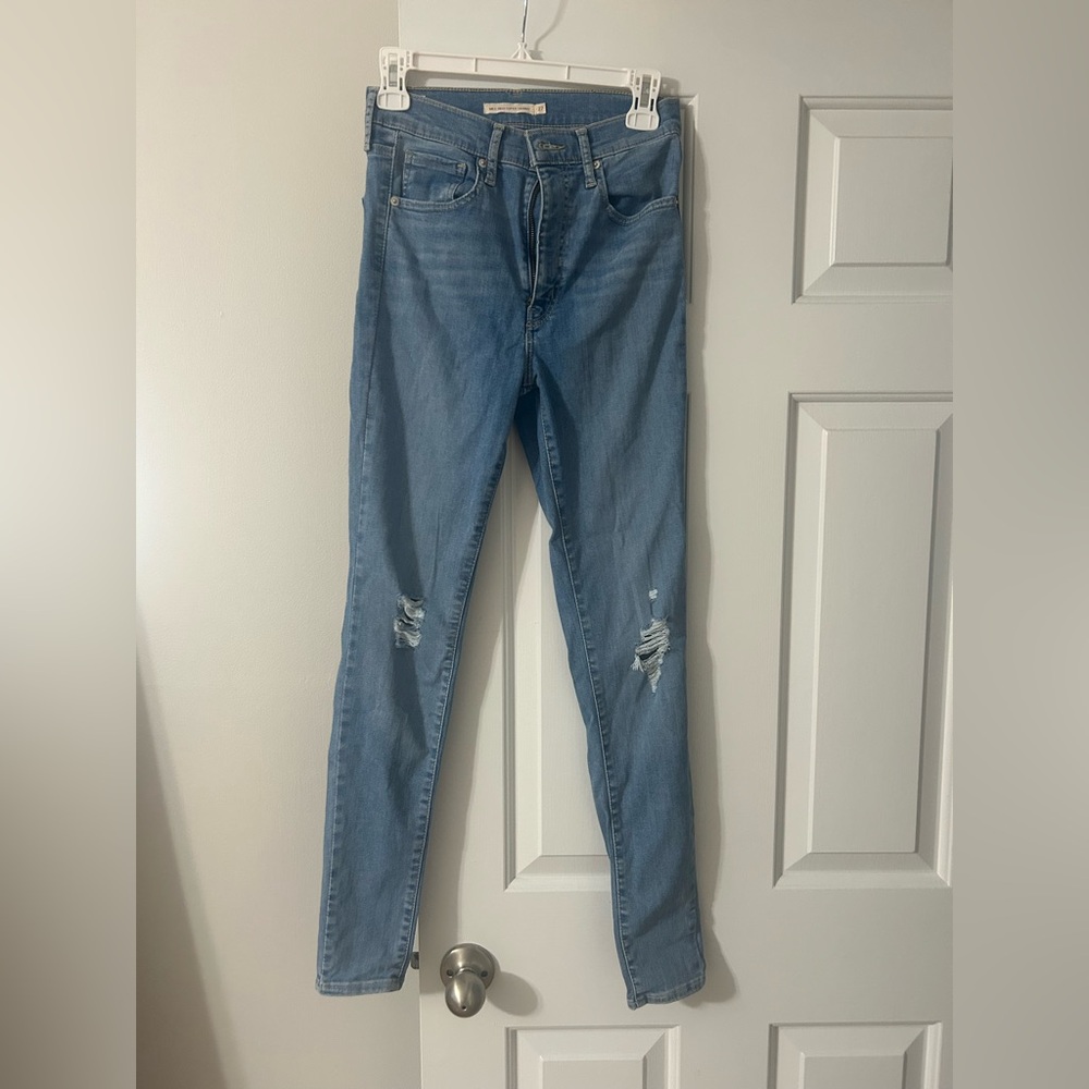 Levi’s mile high rise skinny jeans